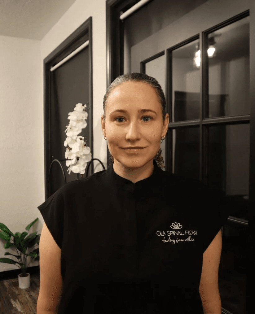 Kimberly DeRhodes, owner of Ola Spinal Slow